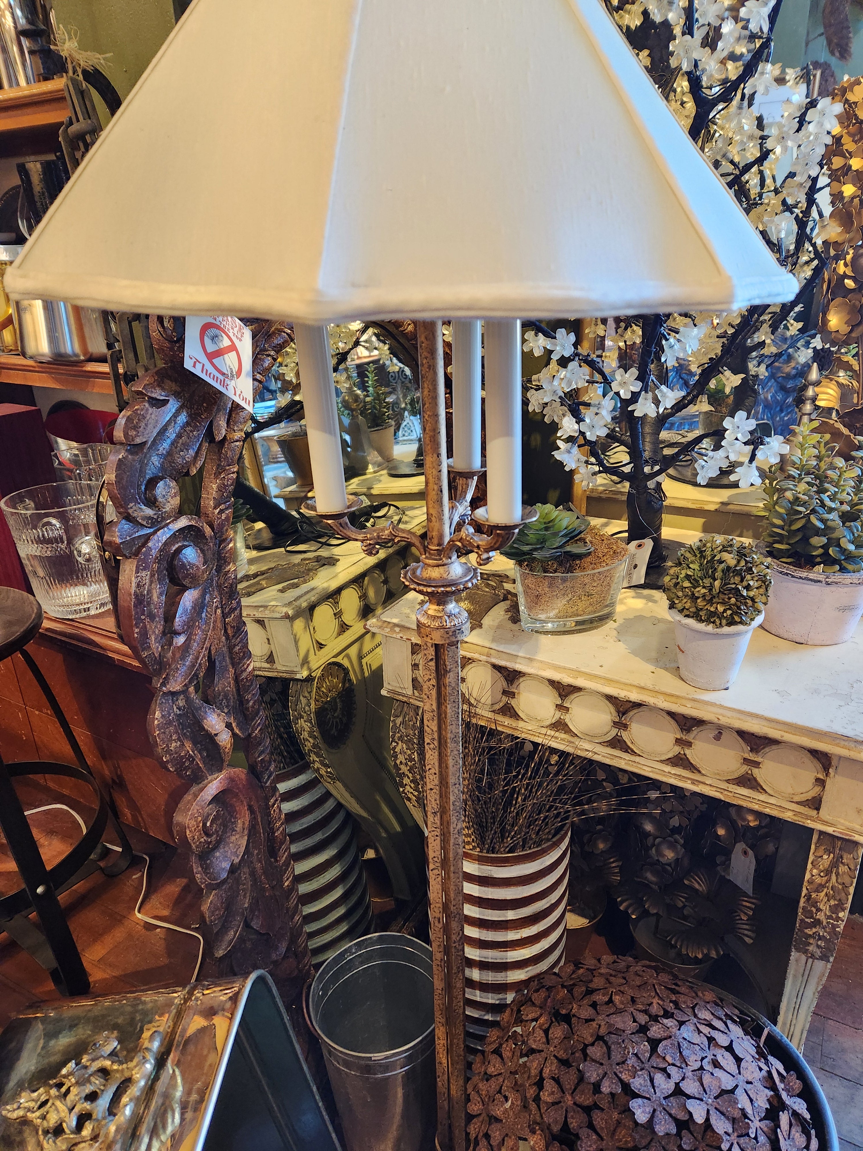 3 Candle Floor Lamp