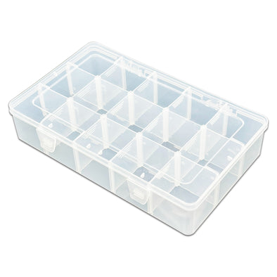 Buy Plastic Vanity Box, Small Compartment Organizer Box, Durable, Removable  Grids to Hold Slightly-Clear(1 Pcs) Online In India At Discounted Prices