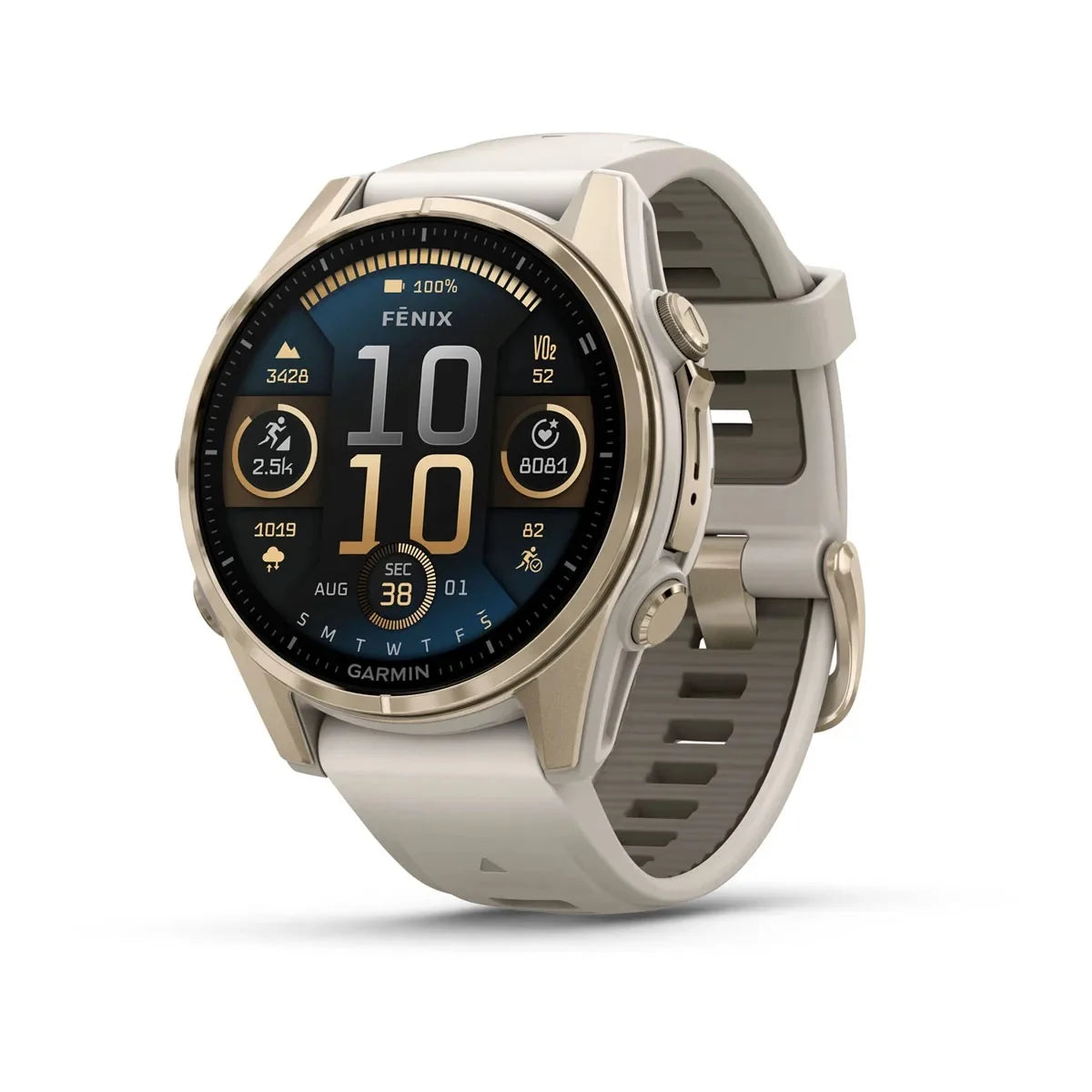 Smart Watch fēnix® 8 Garmin – 43mm Amoled Sapphire Beige