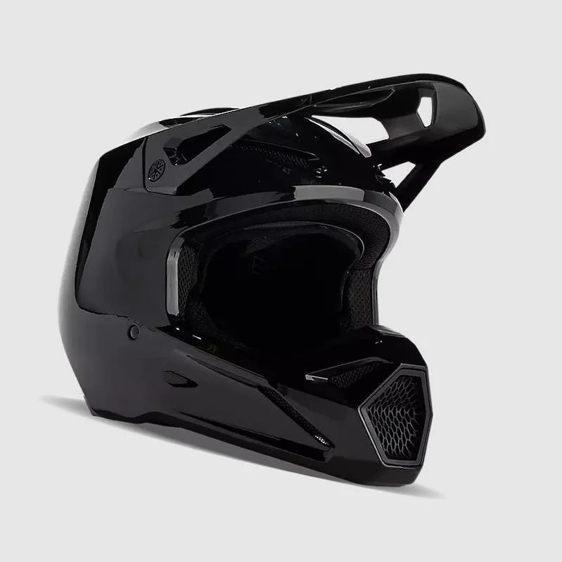 Casco Moto Fox V1 Solid Negro