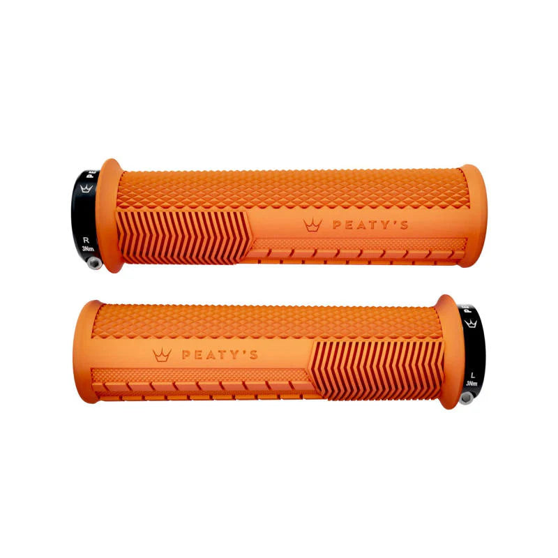 PEATY'S Puños de Bicicleta Knurl Thick