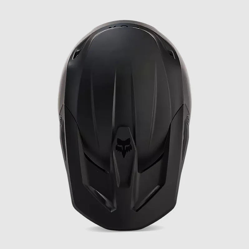 Casco Moto Fox V1 Solid Negro Matte