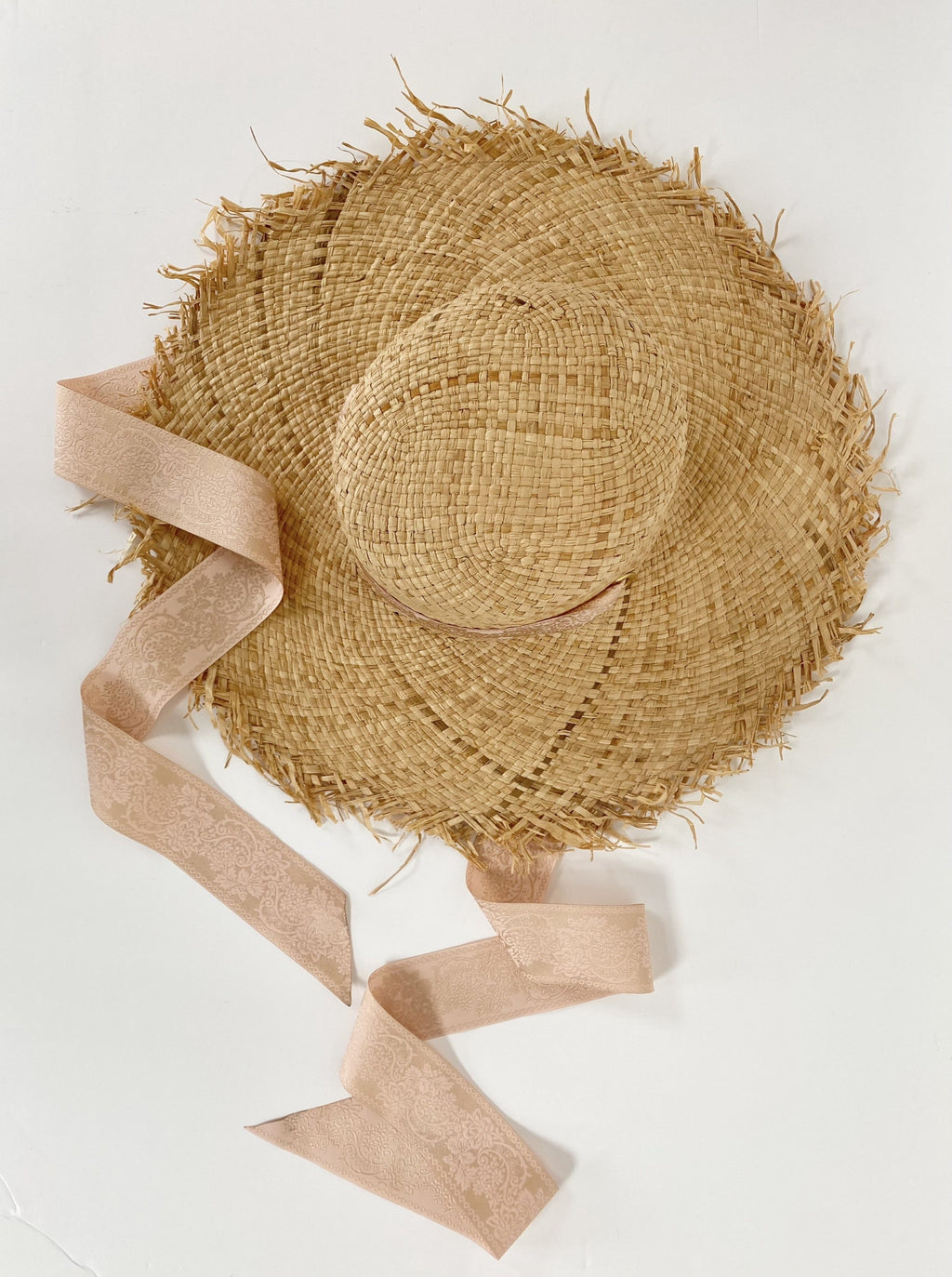 Black straw wide brimmed sun hat with bow at back - Moira – Georgina Blyth  Millinery