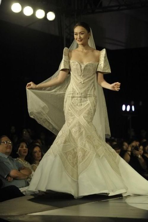 filipiniana inspired wedding gown