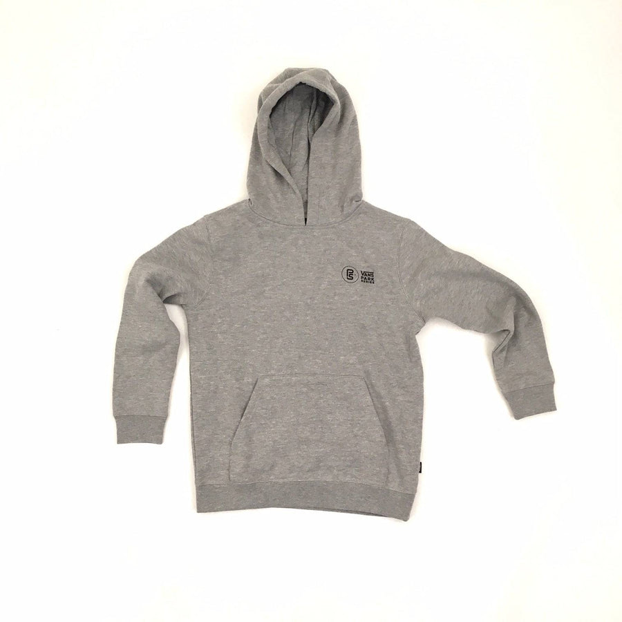 grey hoodie vans