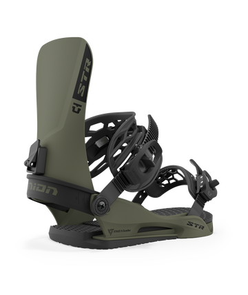 The Union Mens Ultra Snowboard Binding in Army Green 2024