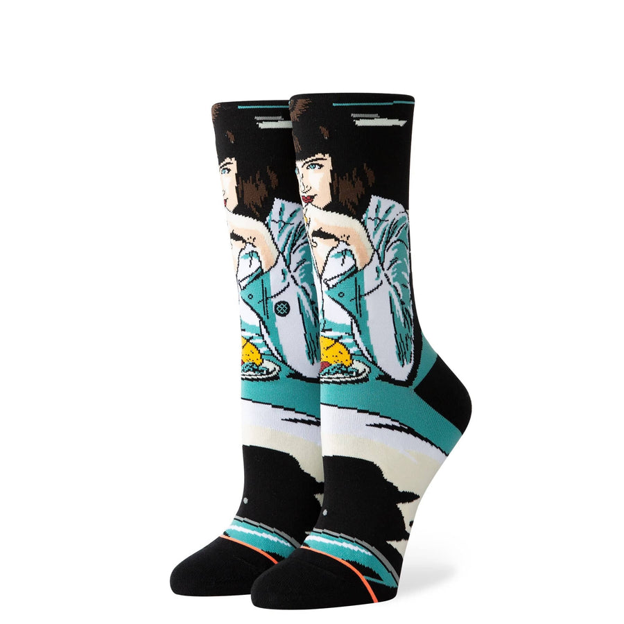 Stance Mia Booth Sock In Teal M I L O S P O R T