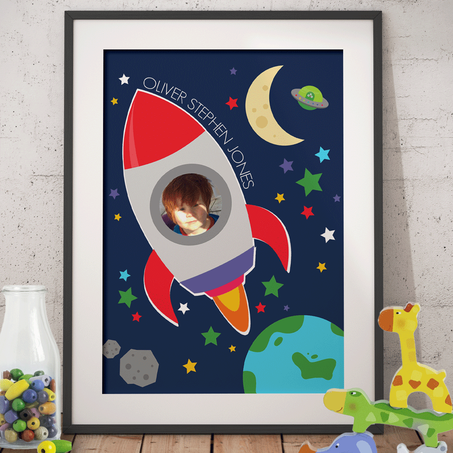 Boys Space Themed Nursery