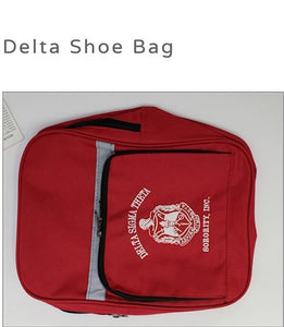 delta sigma theta shoe bag