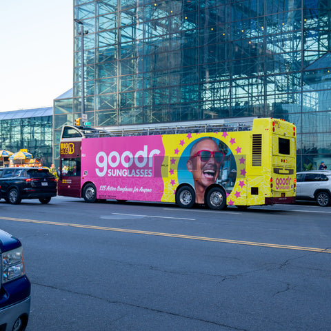 goodr NYC Yellow Bus