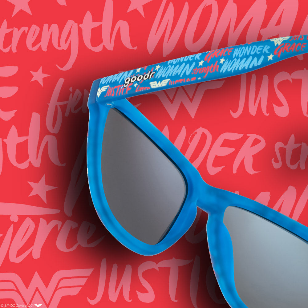 BLUE WONDER WOMAN SUNGLASSES