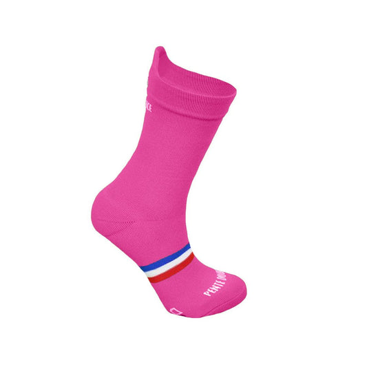 Chaussettes de cyclisme mi-hautes jaune fluo ⎮ G4 Dimension