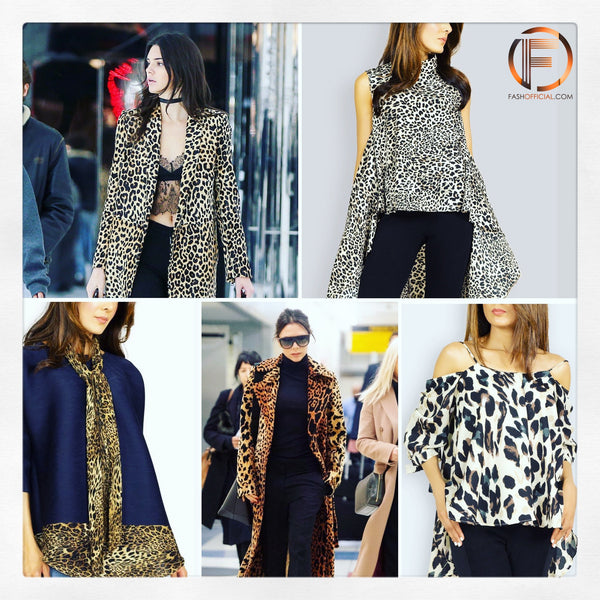 Hot Leopard Print designs inspired by Kendall Jenner and Victoria Beckham