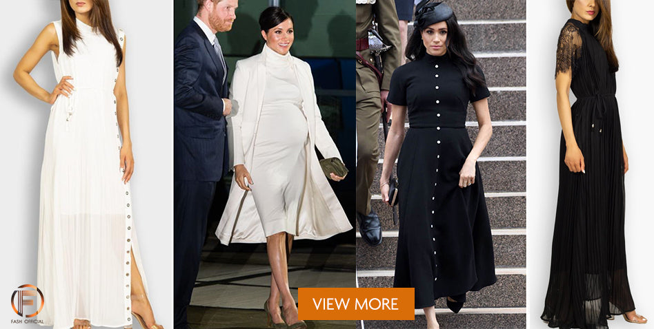 Long Stylish Dress Collection by Fash Official inspired by Meghan Markle