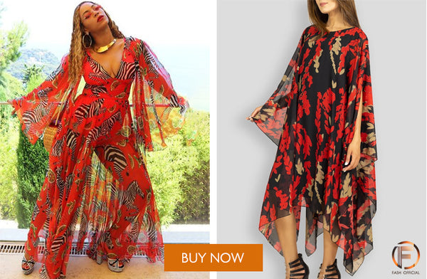 Beyonce inspired long Kaftan Dress by Fash Official