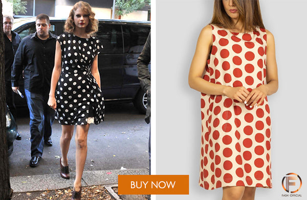 Talor Swift inspired Polka Dots dress by Fash Official