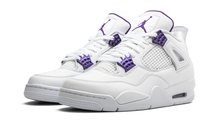 metallic purple jordan 4s