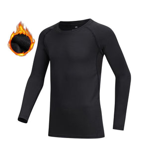 Boys Girls Winter Thermal Underwear Set Velvet Warm Thermo Underwear Masculino Long Johns Children Lucky Johns Fitness Tops Pant - MartLion