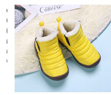 2019 New Winter Children Shoes Leather Waterproof Boots For Brand Girls Boys Rubber Boots Fashion Sneakers Baby Snow Boot  MartLion