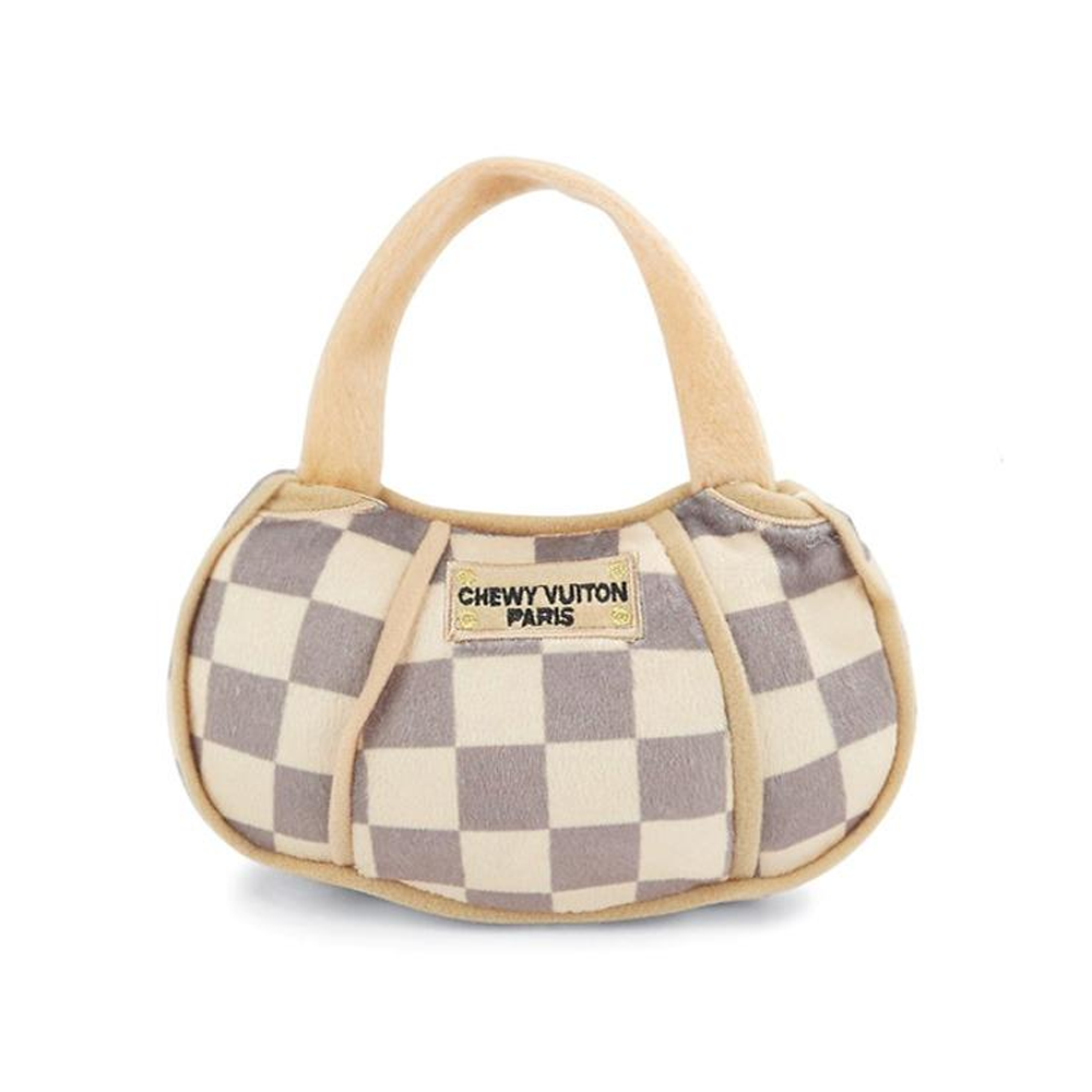 Haute Diggity Dog Chewy Vuitton Interactive Trunk Dog Toy on SALE