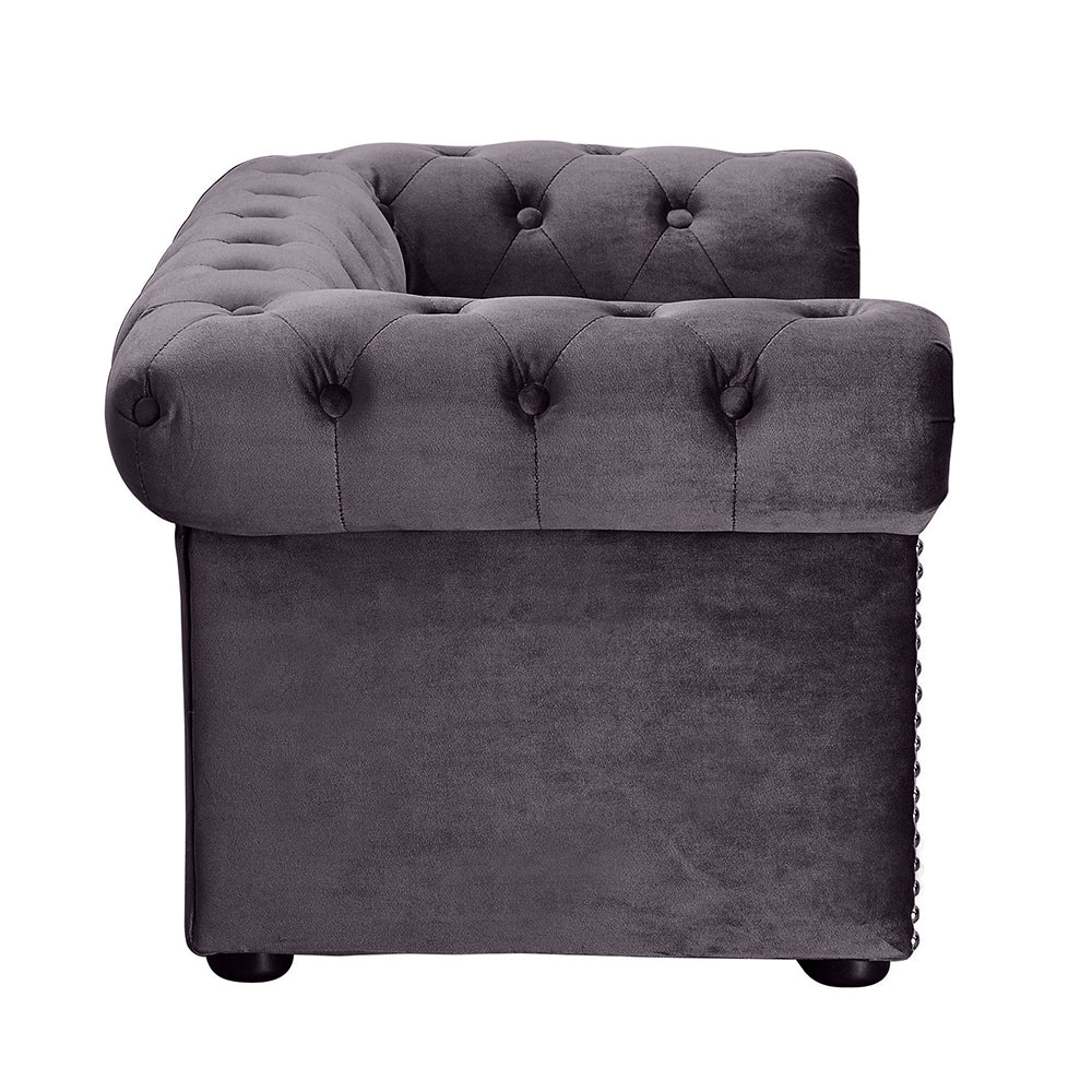 Chesterfield Pet Sofa: Grey – TeaCups, Puppies & Boutique