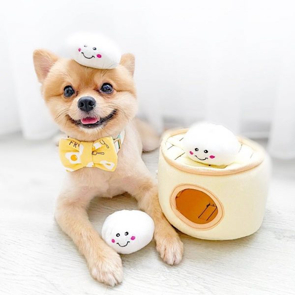 dumpling dog toy