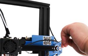 x-axis belt installation on Anet ET4X 3D printer 