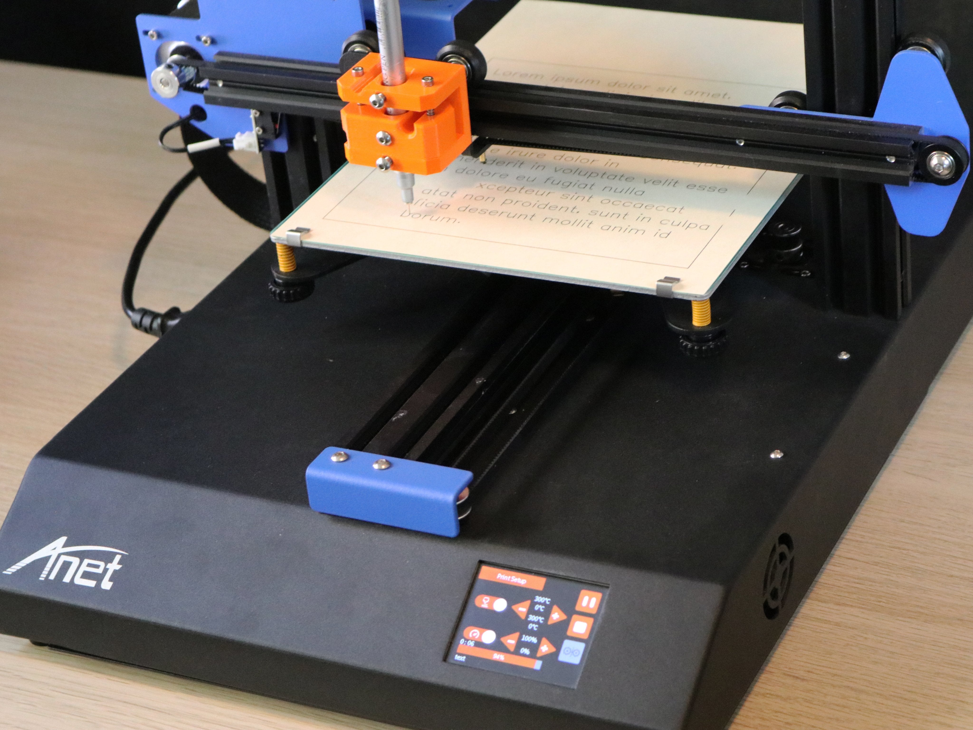 3D printer to plotter - anet et4x 3d printer
