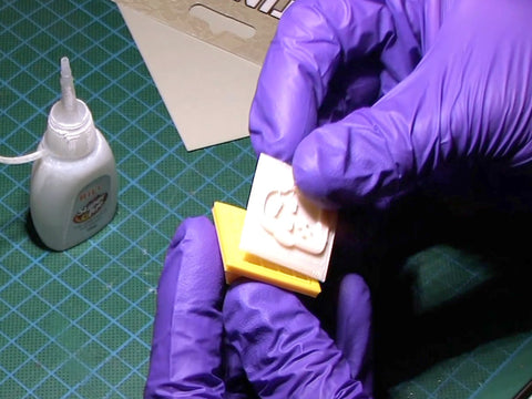 glue DIY stamps
