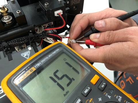 resistance value of END cable of Anet ET4