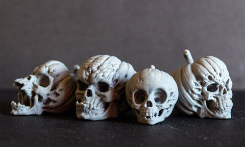 3D model: Evil Pumpkin Skulls