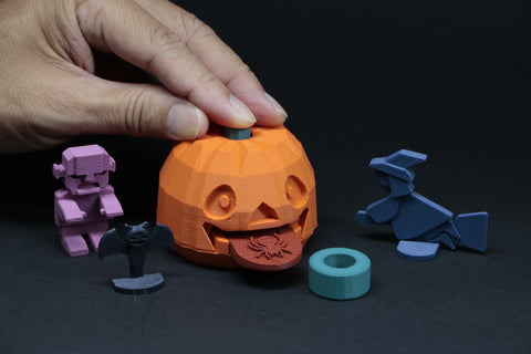 3D model: Sticking Tongue Pumpkin Head