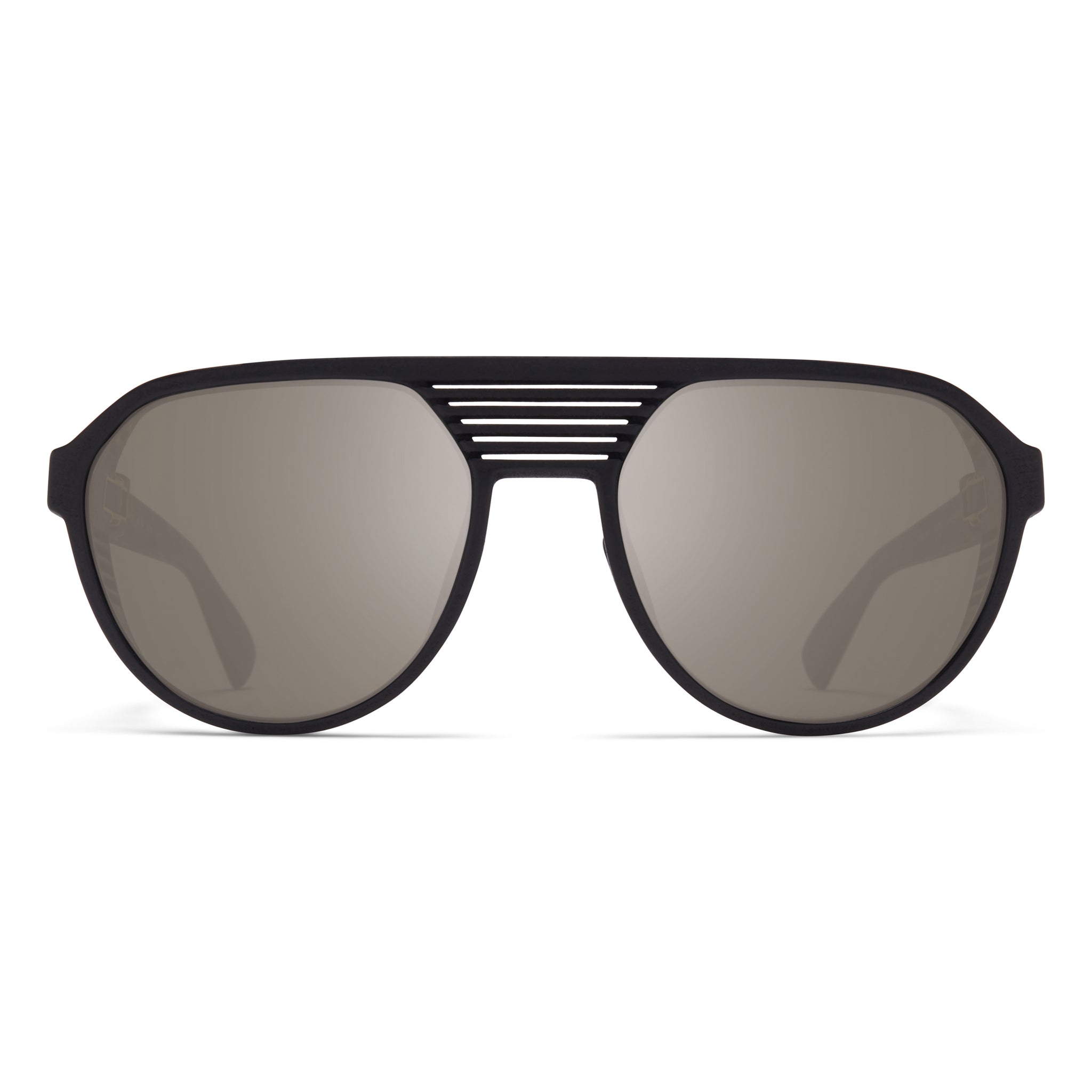 pitch black aviator sunglasses