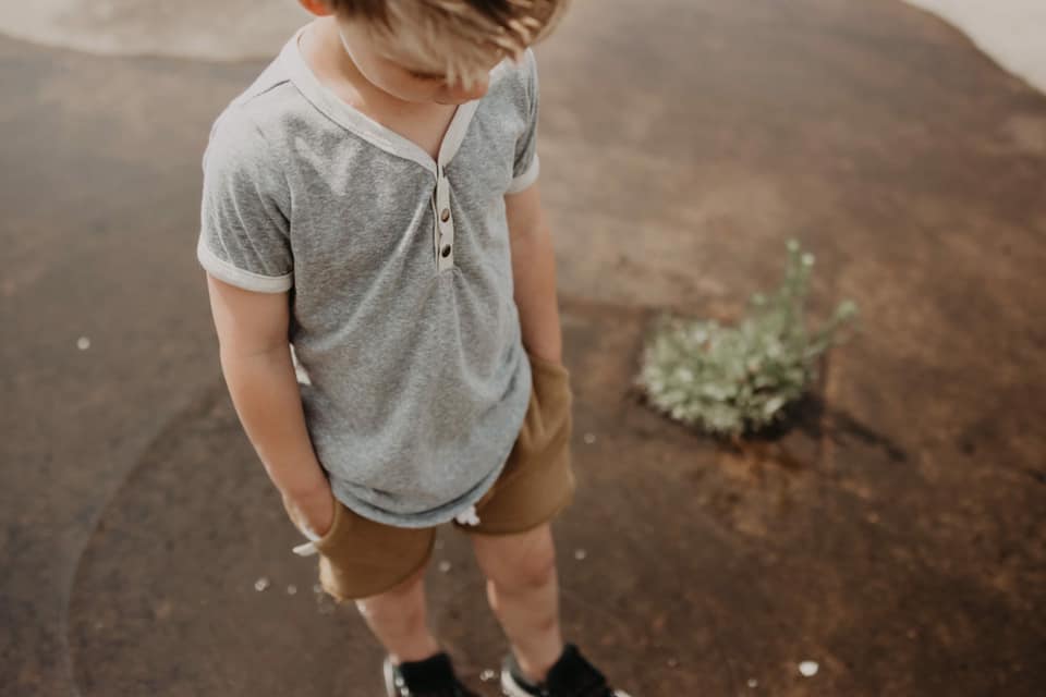 Curved Hem Tee from Lowland Kids