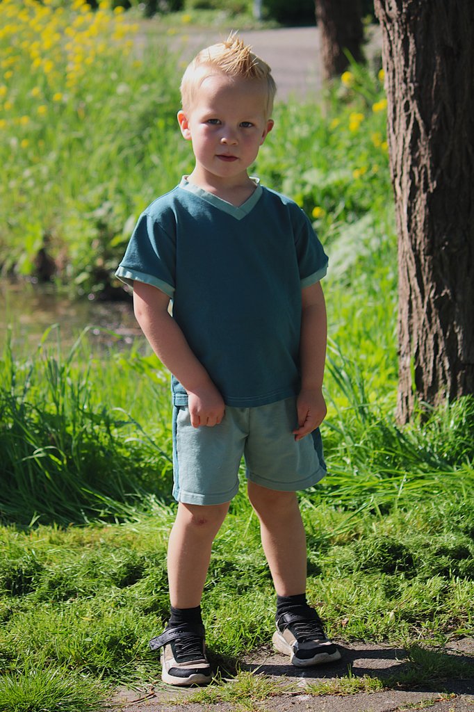 Kids Courtside Set sewing pattern in size 4T