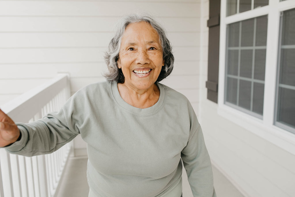 capturing a candid moment of grandma in lowland kids Dolman