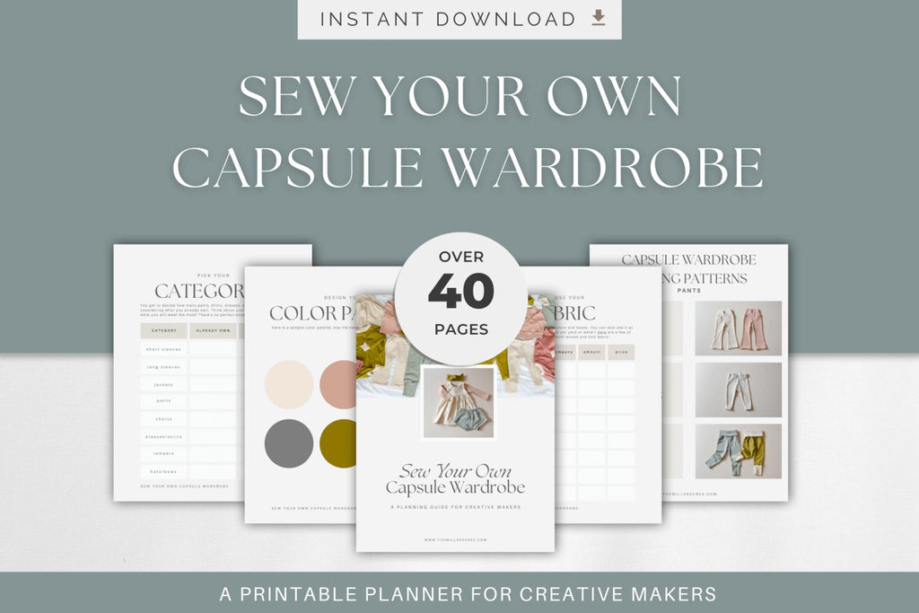 sew your own capsule wardrobe planner