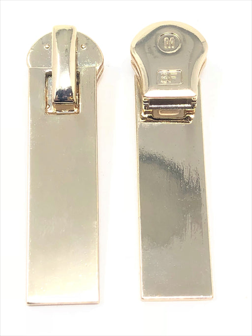 Glossy Round Metal O-Ring Zipper Puller 8mm in Gunmetal — ZipUpZipper
