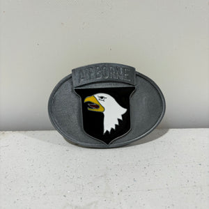 101st Airborne Division Buckle - American Leatherworks - 101st Airborne Sticker