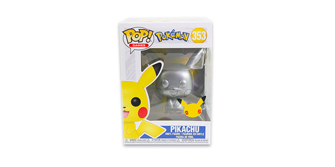 PIKACHU SILVER METALLIC POP! VINYL