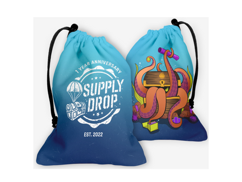 Supply Drop anniversary dice bag