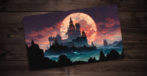 Moonlit Vampire Castle Playmat