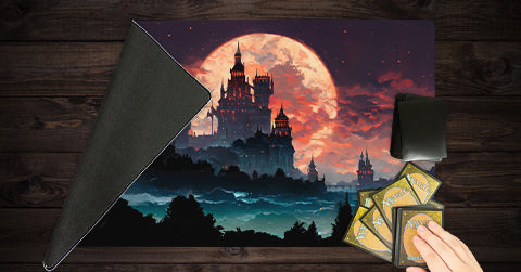 Moonlit Vampire Castle Playmat