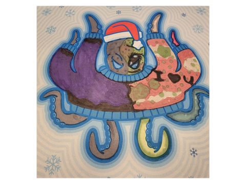 Kai Ugly Sweater Coloring Contest