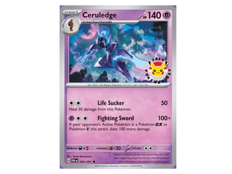 Ceruledge Promo Card