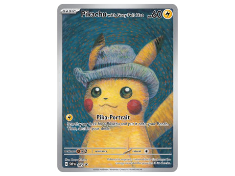 Pikachu with Grey Felt Hat promo card