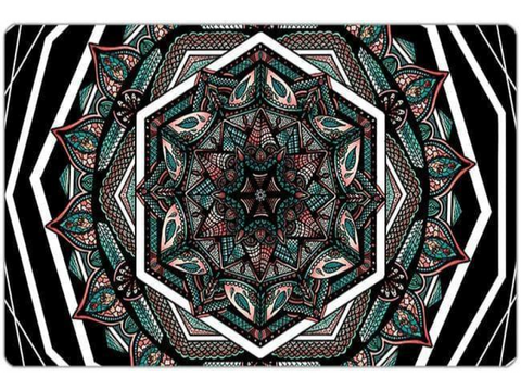 Black Flower Mandala