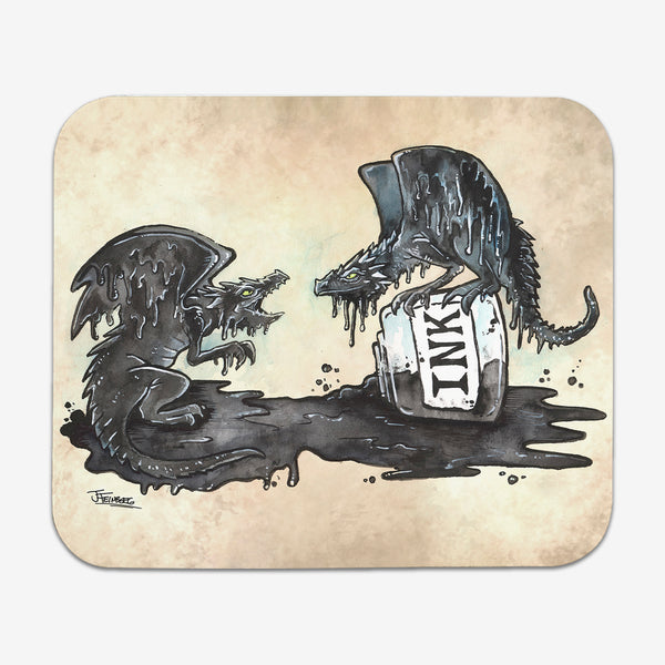 Elemental Wood Dragons Mousepad