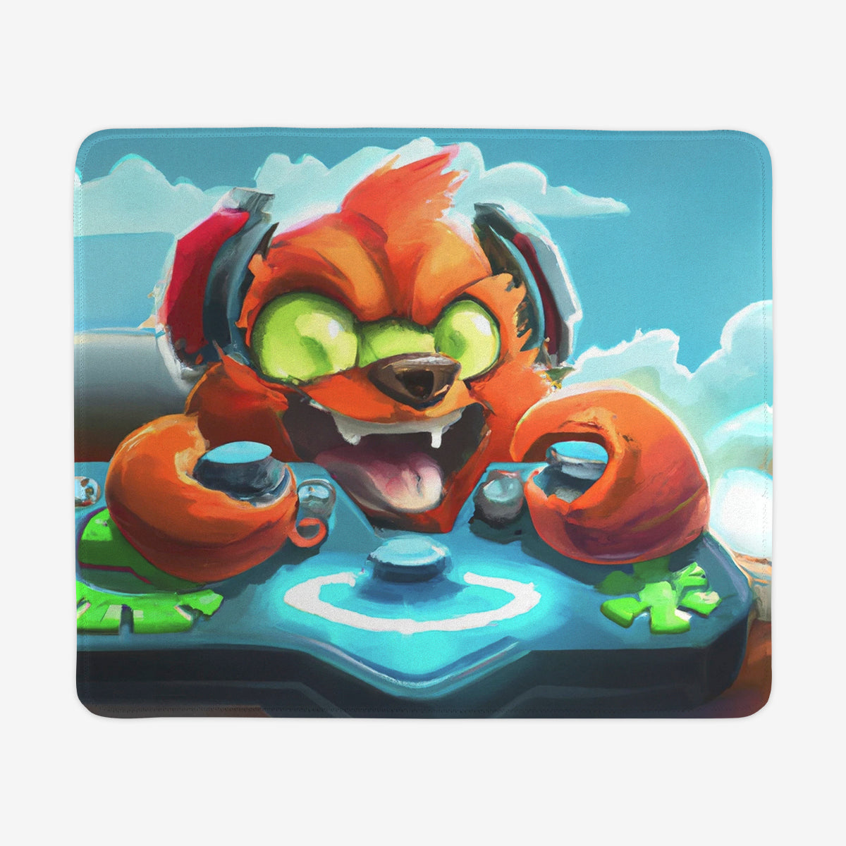 Gaming Fox Outside Mousepad – Inked Gaming