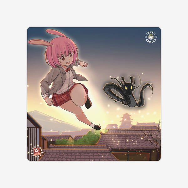 Anime Short Hair Girl Standard Board Playmat Dream Scene Dustproof GameMat  Board Game Natural Rubber Big Mouse Mat+Portable Bag - AliExpress